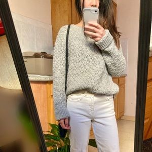 Banana republic || Gray knit sweater
